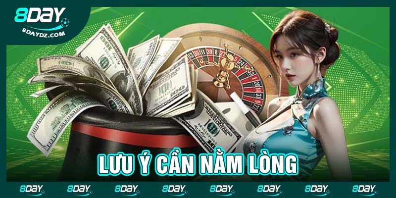 Lưu ý cần nằm lòng