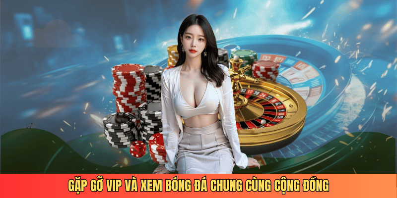 Gặp gỡ VIP và xem bóng đá chung cùng cộng đồng